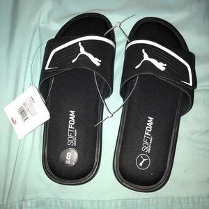 puma foam slides